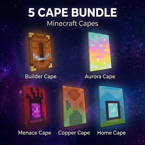 Minecraft cape bundle - minecraft, 5