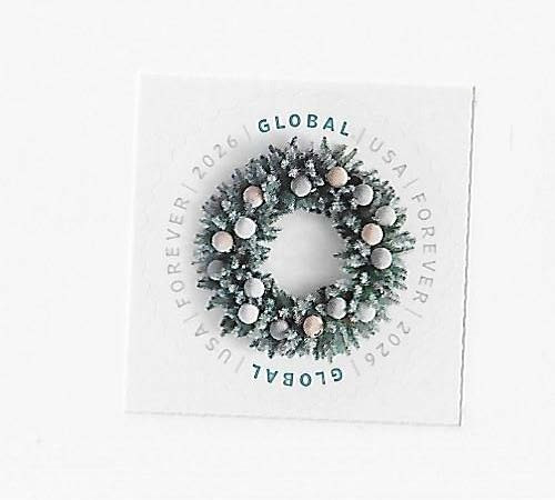 Global winter wreath - global,